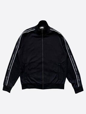 Givenchy Black & White Logo Striped Track Jacket